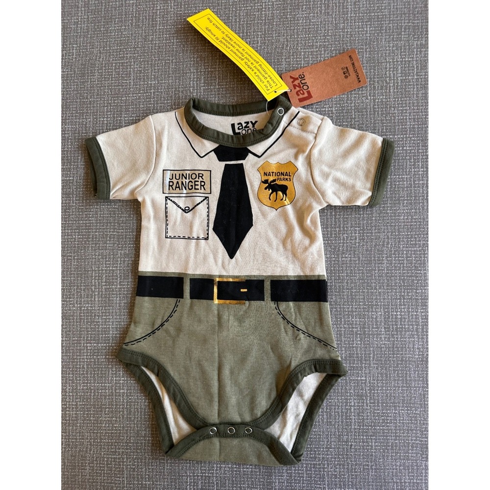 Lazy One Junior Ranger National Parks Alaska Infant Bodysuit 18M NWT 0167